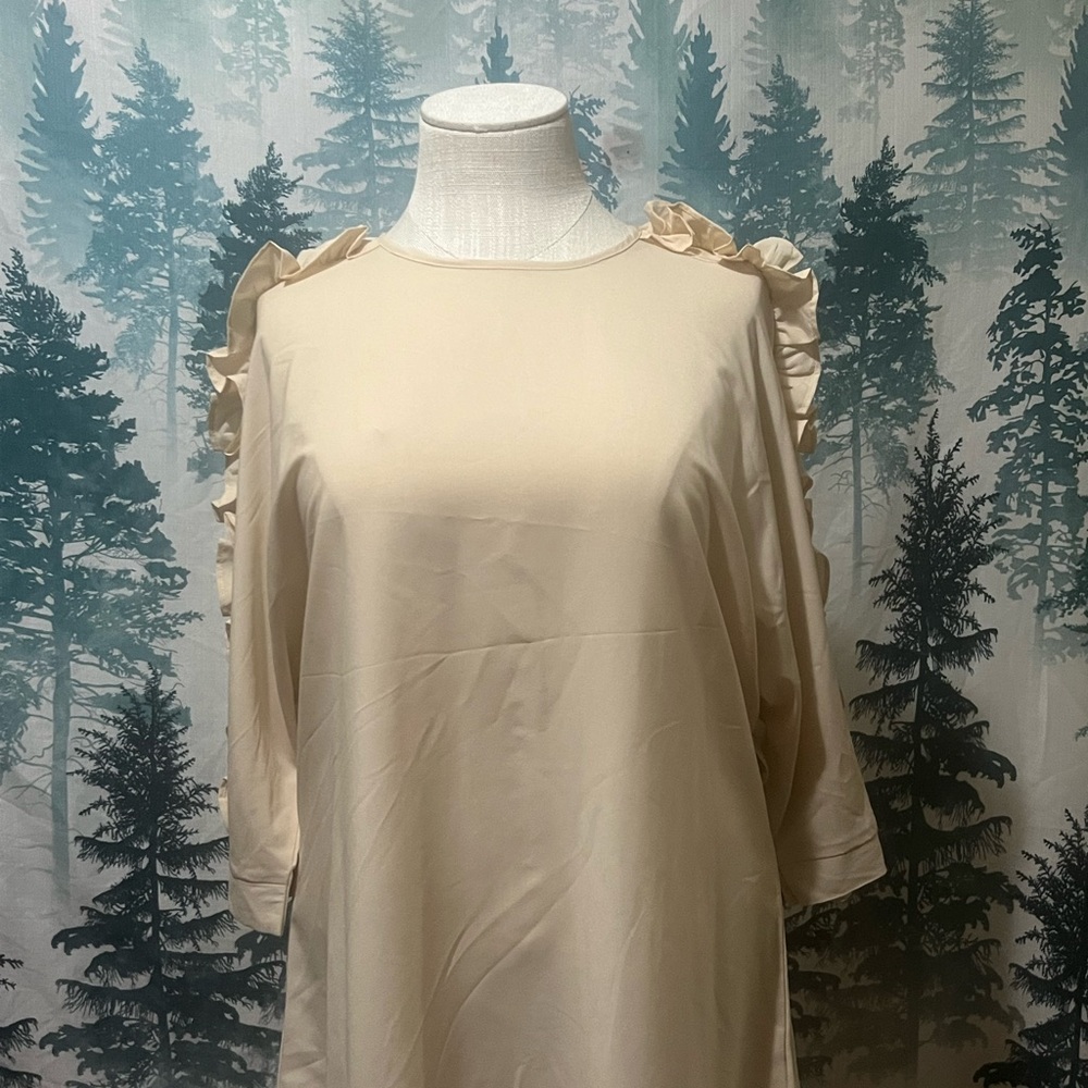 Cream blouse